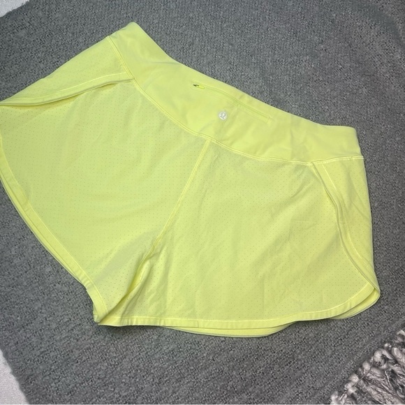 Lululemon Surefire Short High Rise Swift Shorts Florid Flash 12 - Picture 6 of 10